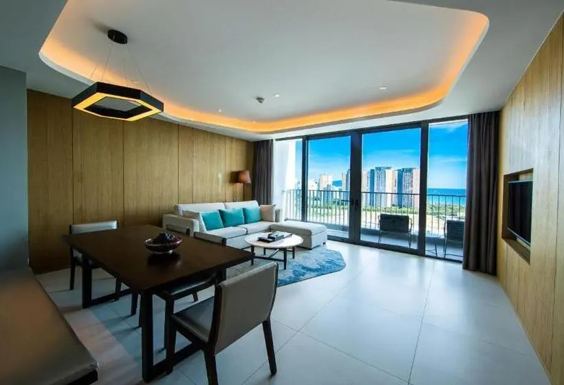 Huoneisto 2 Makuuhuonetta Merinäkymä, Oakwood Apartments Sanya