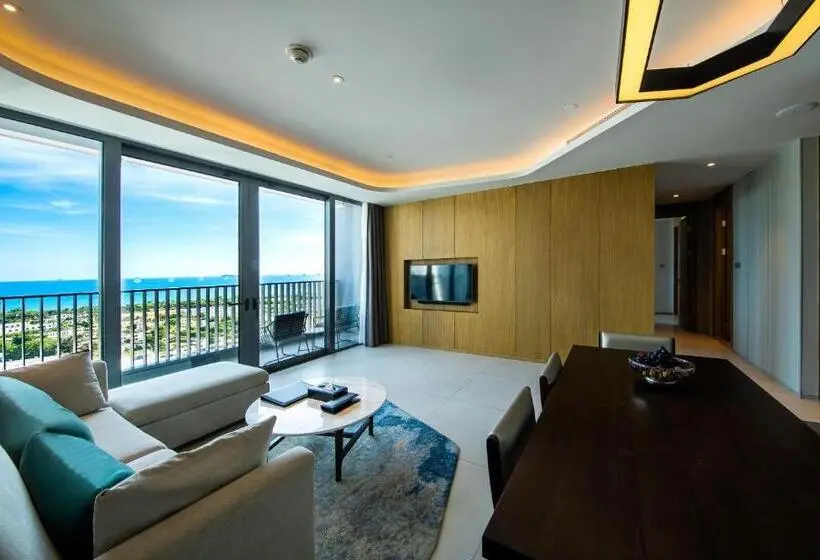 Huoneisto 2 Makuuhuonetta Merinäkymä, Oakwood Apartments Sanya