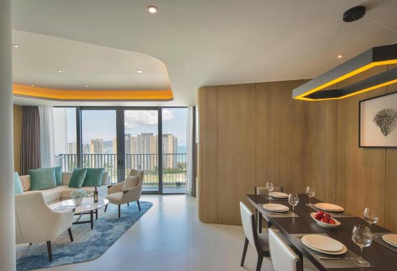 דירת 3 חדרים נוף לים, Oakwood Apartments Sanya