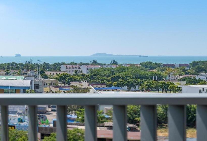 סטודיו סופריור עם נוף לים, Oakwood Apartments Sanya