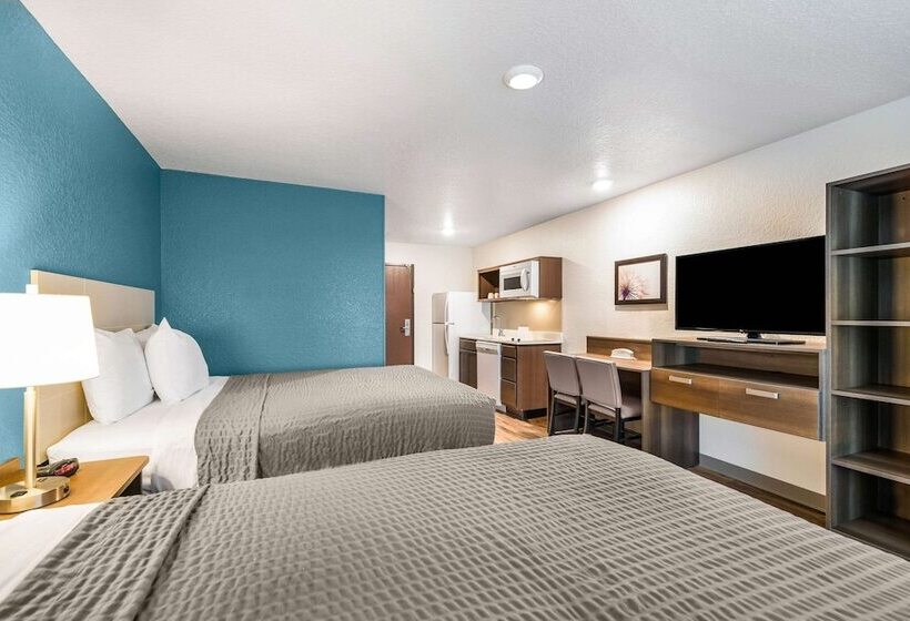 Номер Стандарт 2 Двуспальные Кровати, Woodspring Suites Davenport Fl