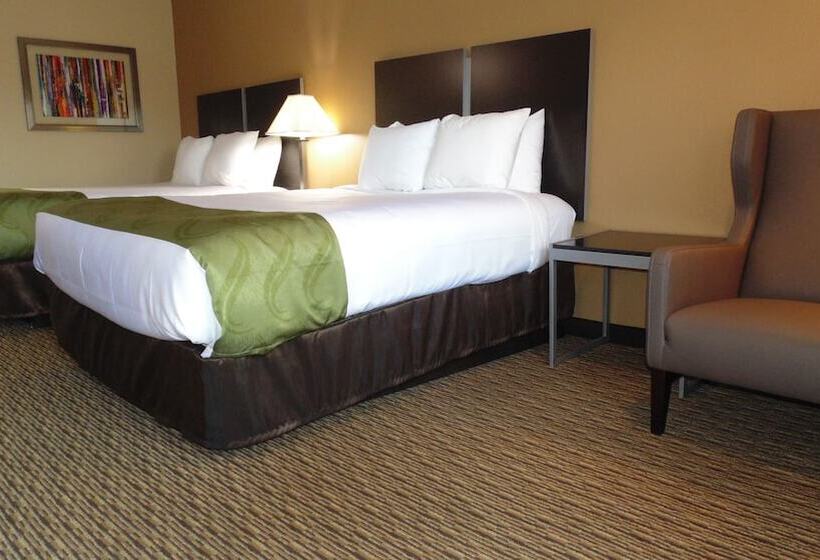 חדר סטנדרט שתי מיטות זוגיות, Quality Inn Glenpool Tulsa