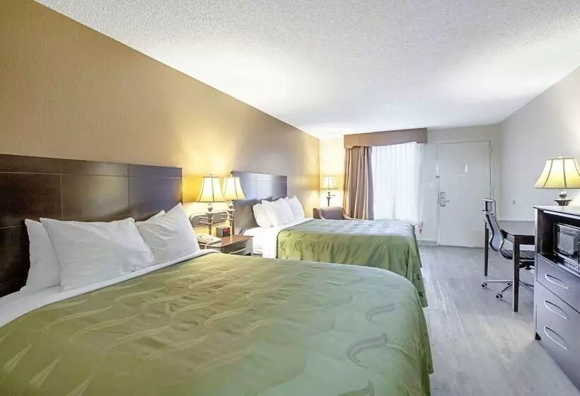 ２ダブルベッドのスタンダードルーム, Quality Inn & Suites Live Oak I10 Exit 283