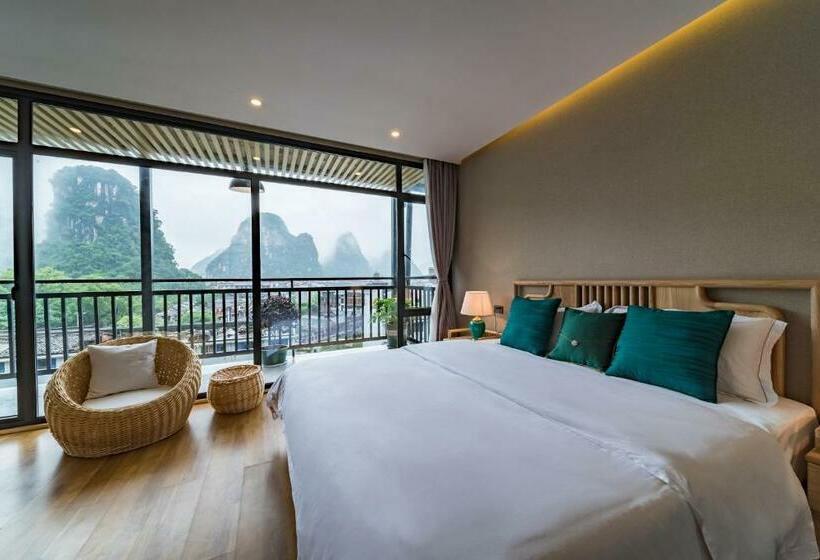 Номер Deluxe с Балконом, Global Village Mountain View Yangshuo