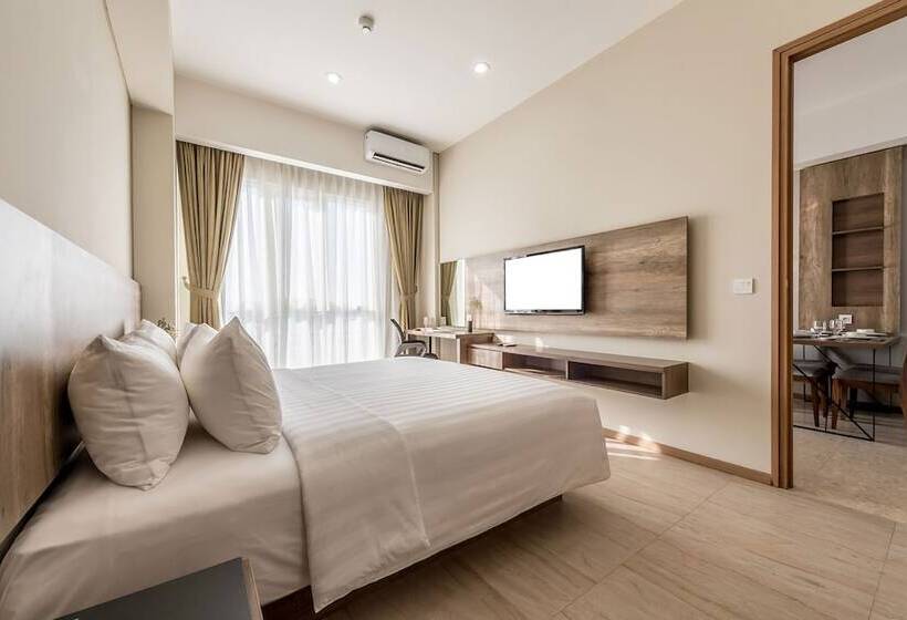 Апартаменты 1 Спальня Вид на Сад, Grande Valore Hotel Cikarang