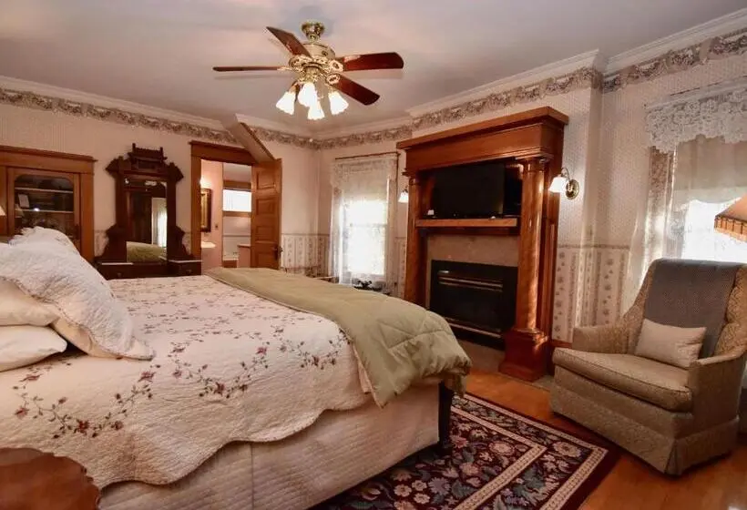 اتاق لوکس با تخت بزرگ, The Scofield House B&b