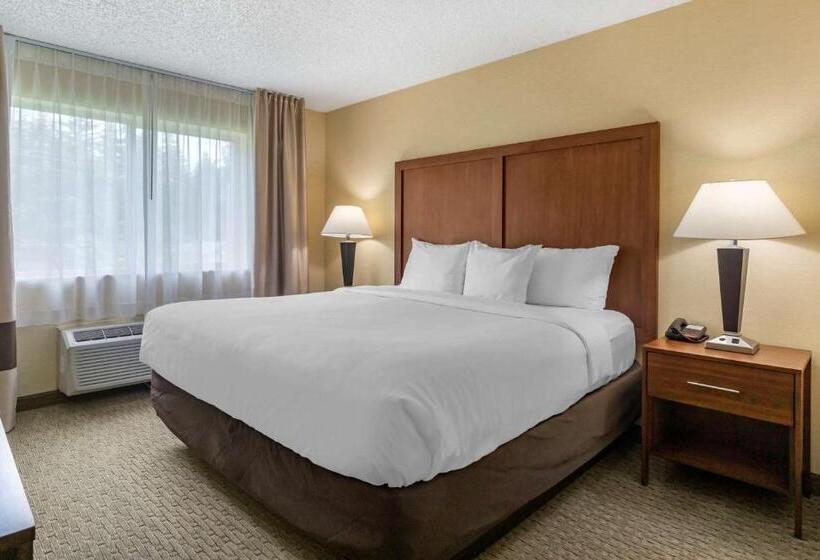 מיטת קינג בסוויטה, Comfort Inn & Suites Bothell   Seattle North