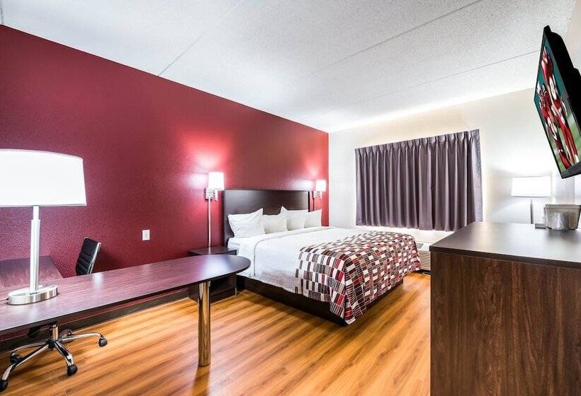 身障者適用キングサイズベッドルーム, Red Roof Inn Palatine