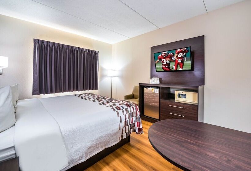 身障者適用キングサイズベッドルーム, Red Roof Inn Palatine