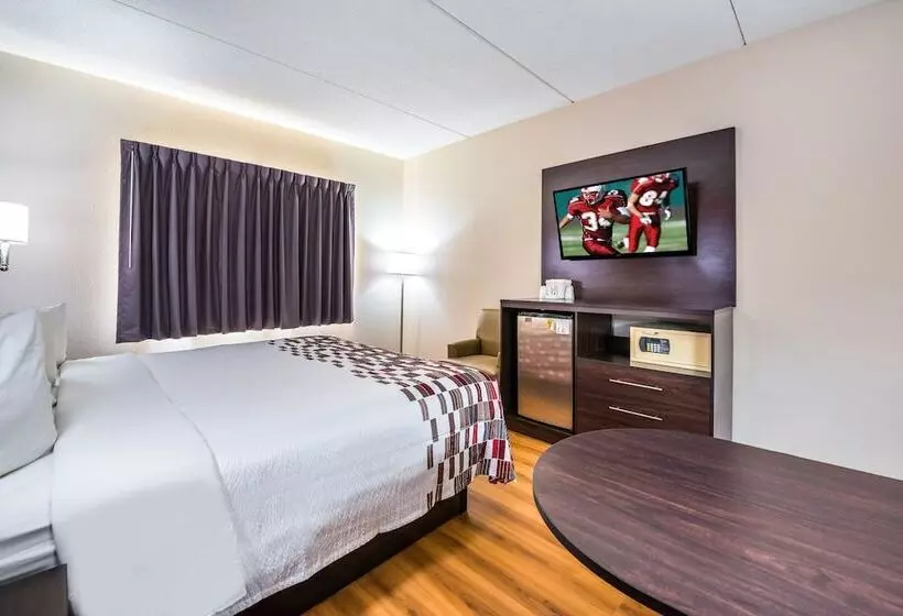 身障者適用キングサイズベッドルーム, Red Roof Inn Palatine