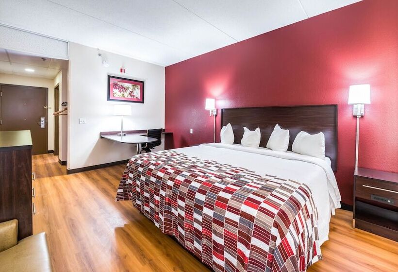 身障者適用キングサイズベッドルーム, Red Roof Inn Palatine