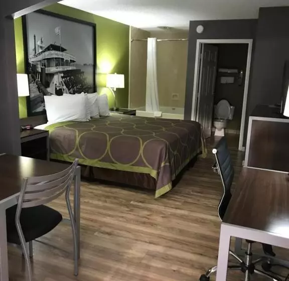 Deluxe-huone King-vuode, Super 8 By Wyndham Slidell