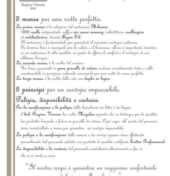 スタンダードシングルルーム, Regina Viarum