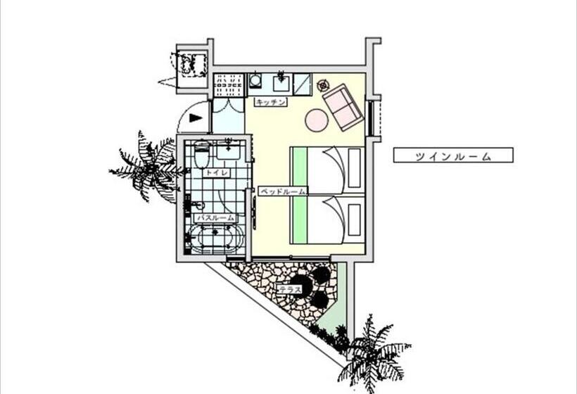 اتاق استاندارد, Yomitan Condhotel Nd