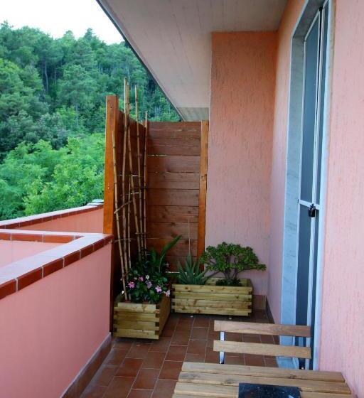 غرفة ديلوكس مزودة بشرفة, B & B La Marmifera