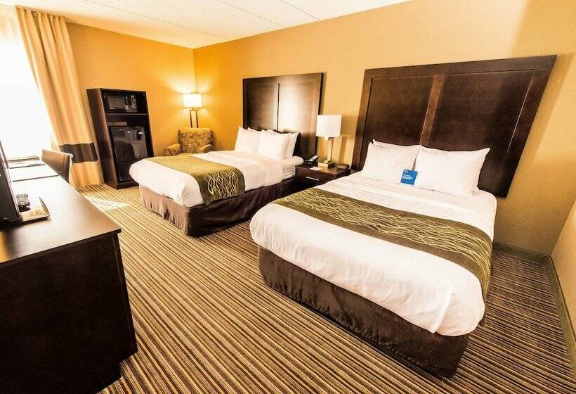 ２ダブルベッドのスタンダードルーム, Comfort Inn Lehigh Valley West