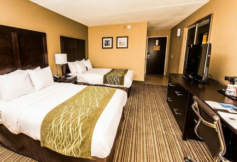 ２ダブルベッドのスタンダードルーム, Comfort Inn Lehigh Valley West