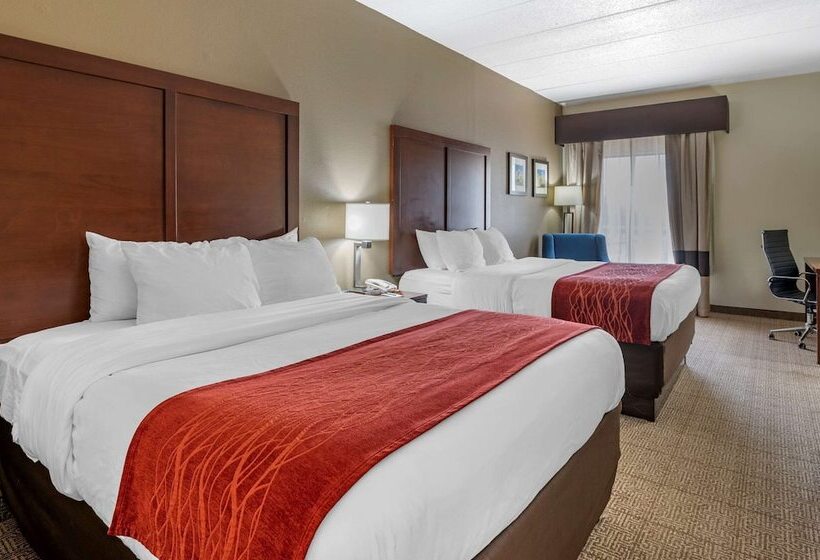 Pokój Standard 2 Łóżka Małżeńskie, Comfort Inn Hamburg Area I 75 Lexington