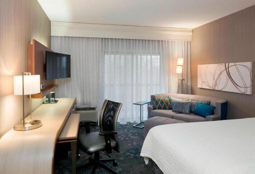 اتاق استاندارد با تخت بزرگ, Courtyard By Marriott Scranton Montage Mountain