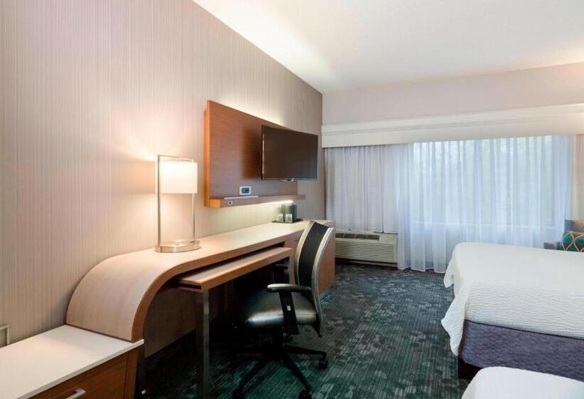 اتاق استاندارد با 2 تخت دوبل, Courtyard By Marriott Scranton Montage Mountain