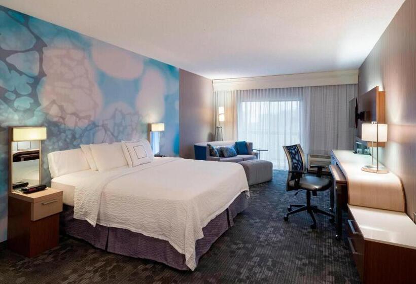 اتاق استاندارد با تخت بزرگ, Courtyard By Marriott Scranton Montage Mountain