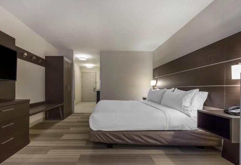 Номер Стандарт Кровать Кинг Адаптированный для Инвалидов, Holiday Inn Express And Suites Chicago West   St Charles, An Ihg