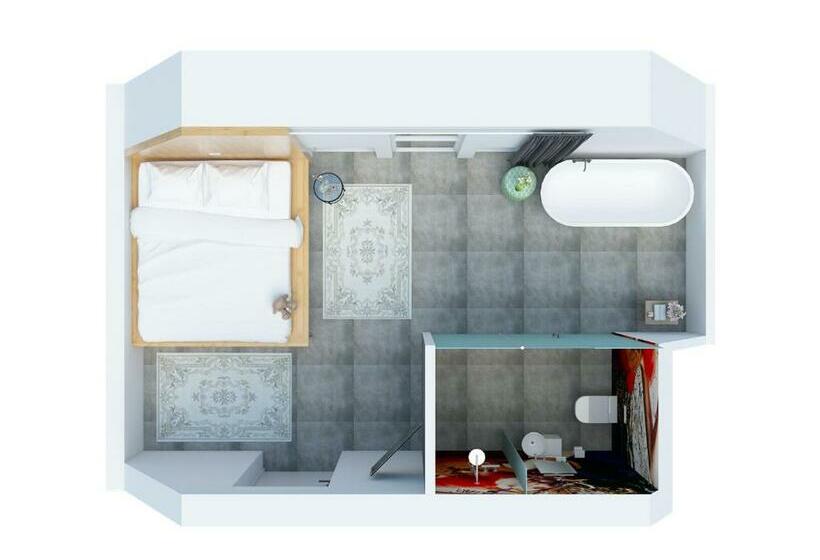 חדר סטנדרט, Bunk Hotel Utrecht