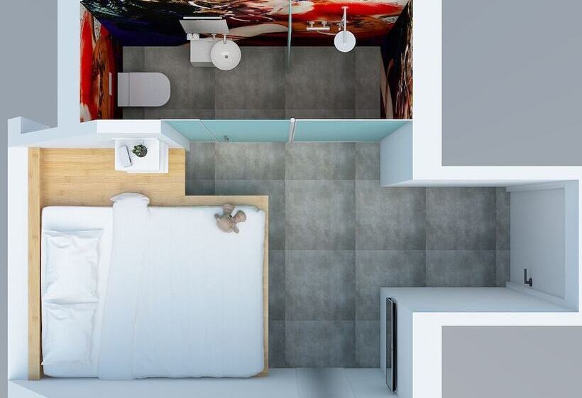 חדר סטנדרט עם מיטת קומתיים, Bunk Hotel Utrecht