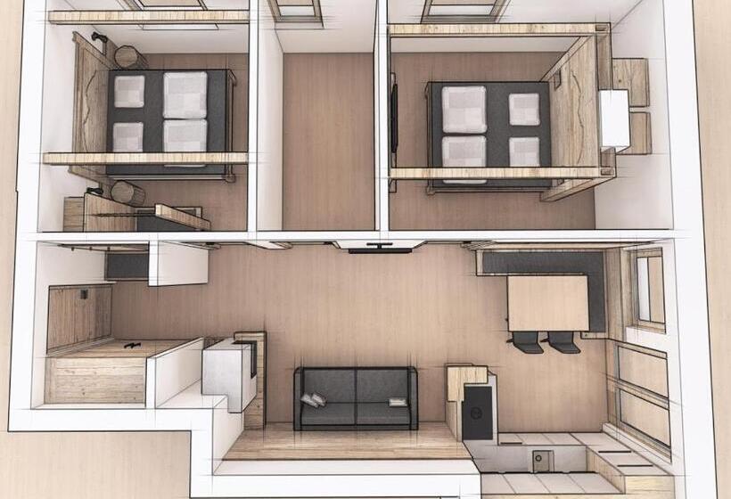 דירת שני חדרים, Apartments Riega