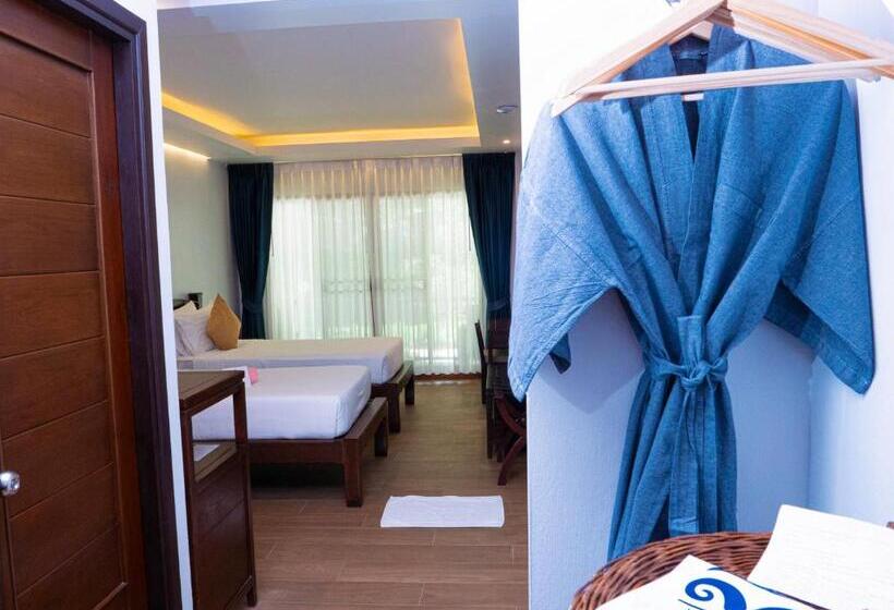 اتاق لوکس با چشم‌انداز باغ, Victoria Cliff Resort Nyaung Oo Phee Island