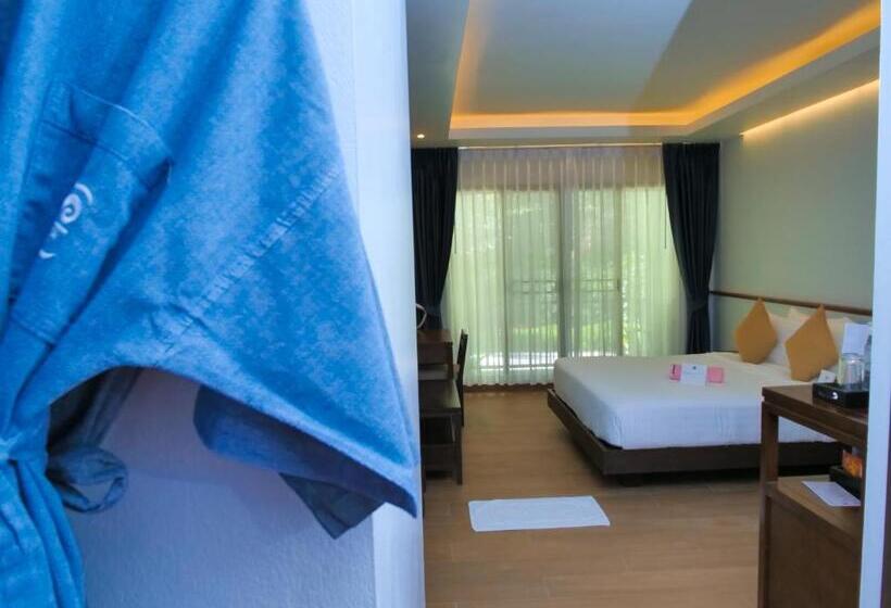 اتاق لوکس با چشم‌انداز باغ, Victoria Cliff Resort Nyaung Oo Phee Island