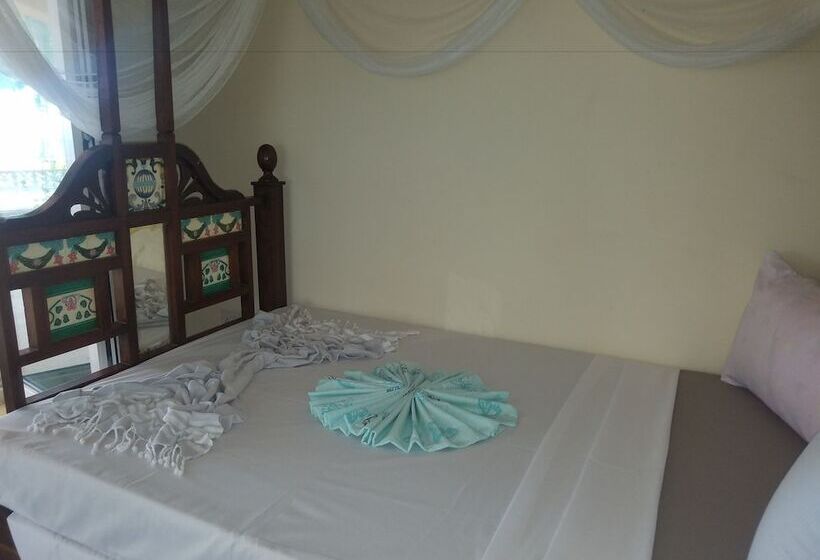 غرفة ديلوكس مزودة بشرفة, Bwejuu Beach Palm Villa