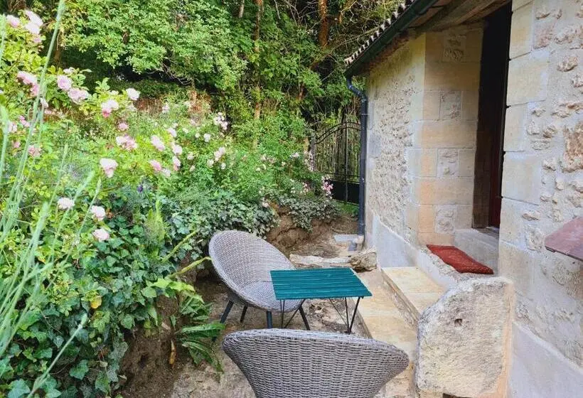 テラス付きスタンダードルーム, Ferme De Tayac Charme Avec Pool