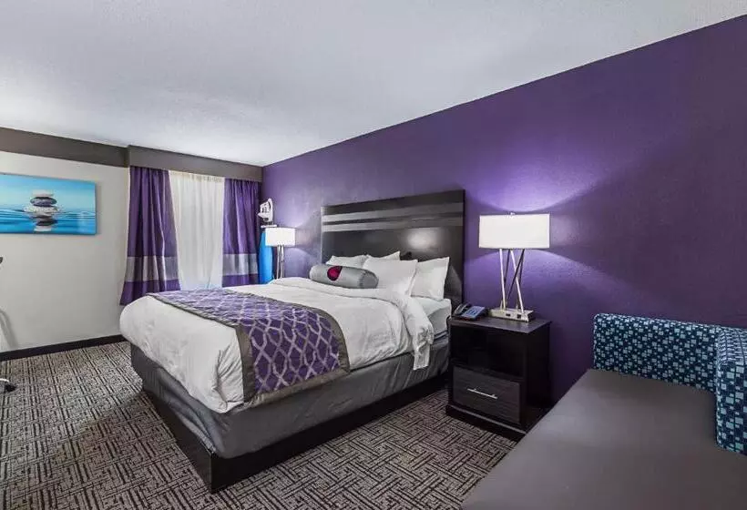 キングサイズベッドのスタンダードルーム, Clarion Inn & Suites Near Downtown