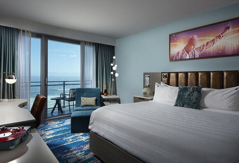 חדר סטנדרט מיטה זוגית נוף לים, Hard Rock Hotel Daytona Beach