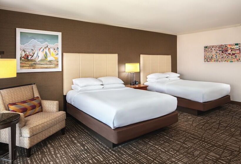 2ダブルベッドのスタンダードルーム, Doubletree By Hilton Ontario Airport