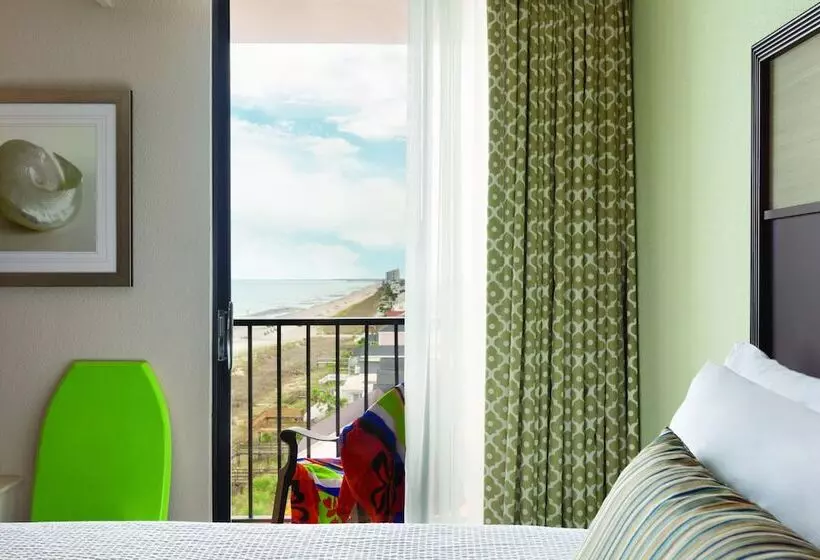 Deluxe-huone Merinäkymä Parveke, Surfside Beach Oceanfront