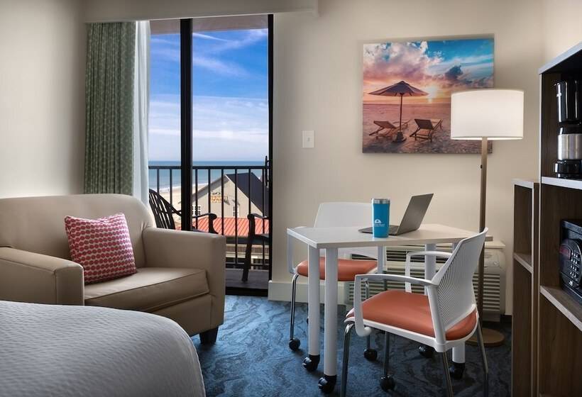 디럭스 테라스 룸 바다 전망, Surfside Beach Oceanfront