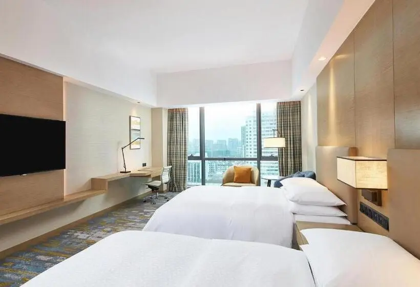 シティビューのデラックスルーム, Four Points By Sheraton Jiaxing