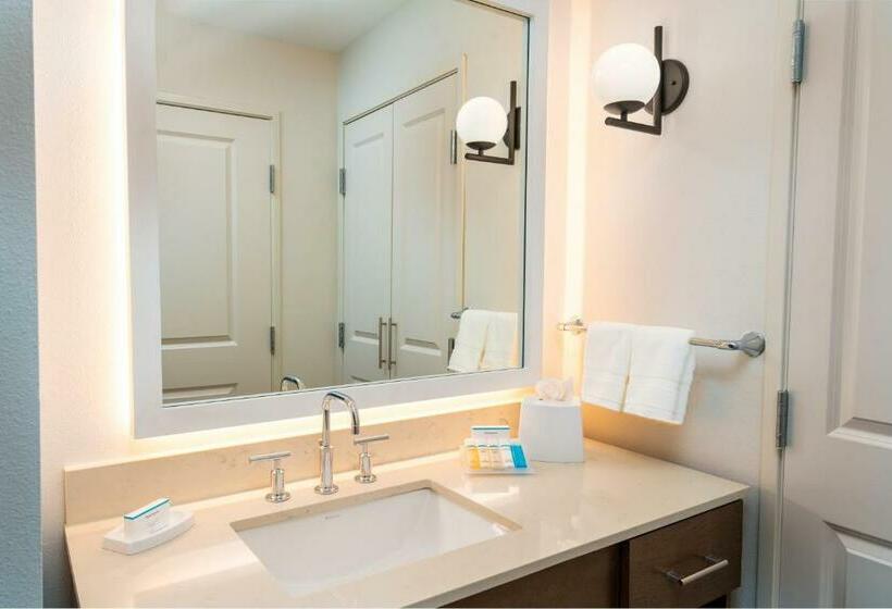 带大床的套房, Homewood Suites By Hilton Rancho Cordova Sacramento