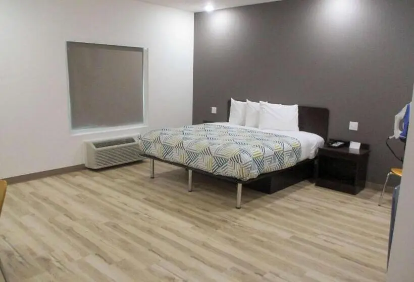 身障者適用キングサイズベッドルーム, Studio 6port Allen, La  Baton Rouge I10