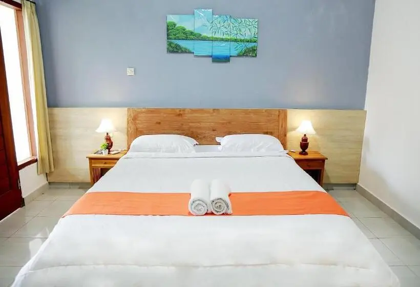 Standard-huone Allasnäkymä, Orange Balangan Bungalow