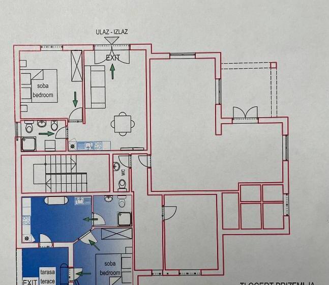 דירת חדר בקומת קרקע, Bb Ld