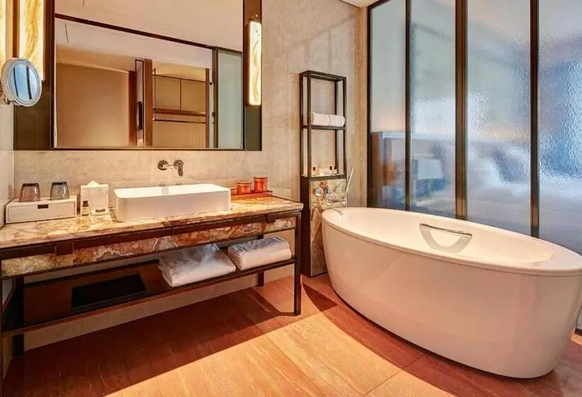 Deluxe-huone King-vuode Kaupunkinäkymä, Pullman Huizhou Kaisa