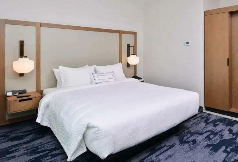 キングサイズベッドのスタンダードルーム, Fairfield Inn And Suites By Marriott Minneapolis Shakopee