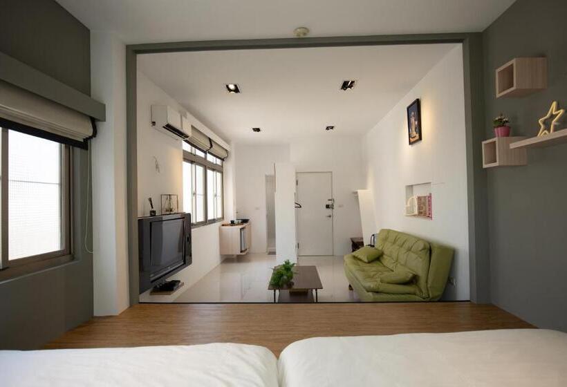 اتاق استاندارد چهار تخته, Youi98 Guesthouse一層一戶大坪數套房#本國旅客須先匯款