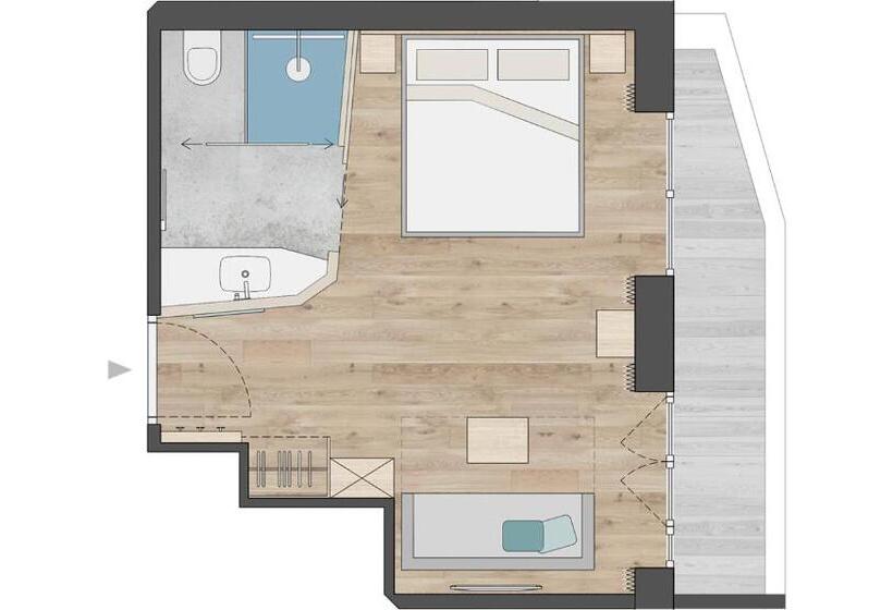 四人标准间, Garni Hubertushof