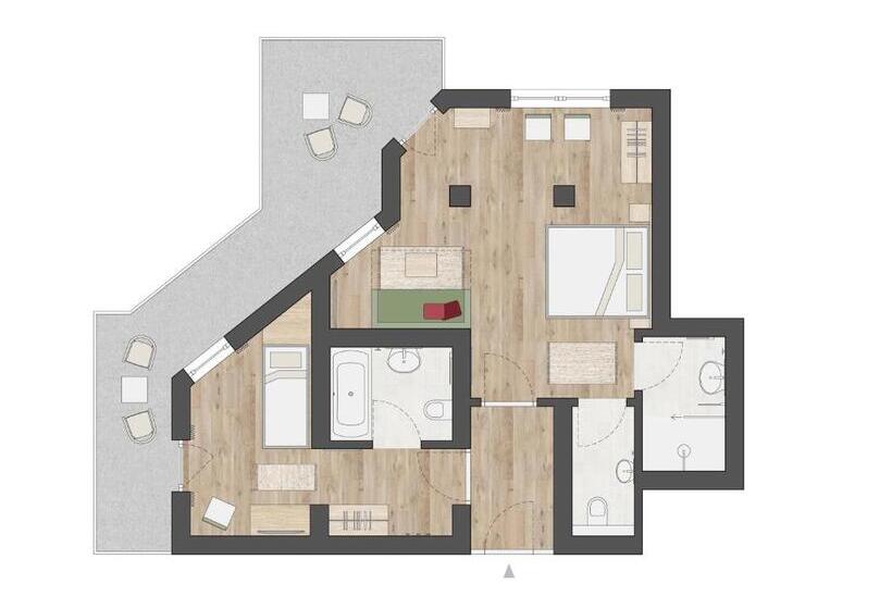 家庭间, Garni Hubertushof