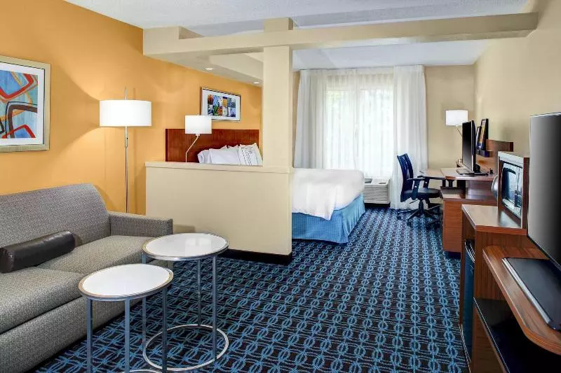 キングサイズベッドのスイートルーム, Fairfield Inn & Suites By Marriott Atlanta Alpharetta