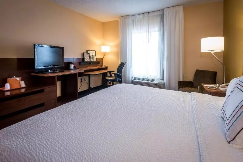 キングサイズベッドのスタンダードルーム, Fairfield Inn & Suites Savannah I95 South